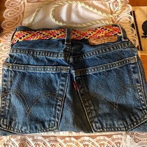 Purse made out of Levitz, with strap, Homemade, Great pattern❣️